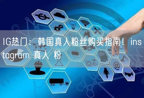 IG热门：韩国真人粉丝购买指南！instagram 真人 粉絲