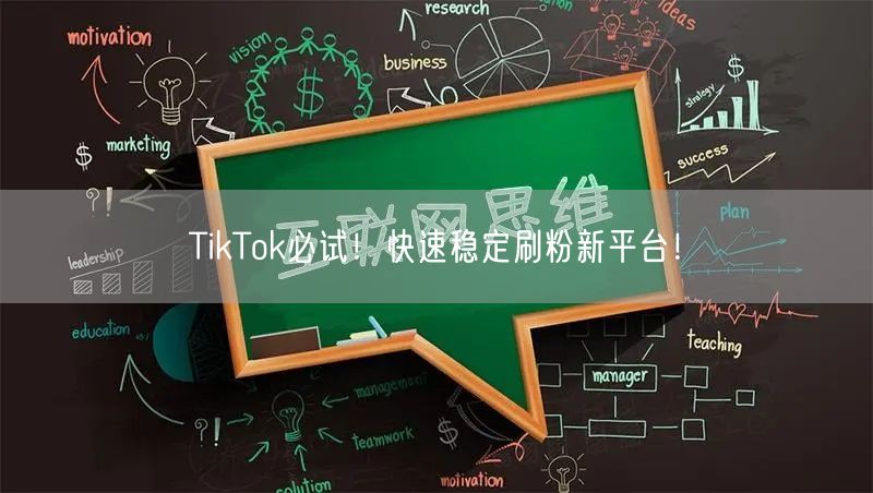 TikTok必试!快速稳定刷粉新平台!