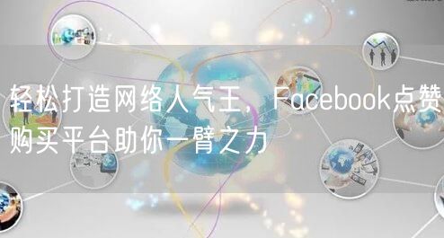 轻松打造网络人气王,Facebook点赞购买平台助你一臂之力