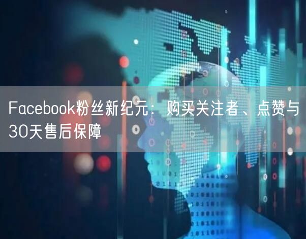 Facebook粉丝新纪元:购买关注者、点赞与30天售后保障