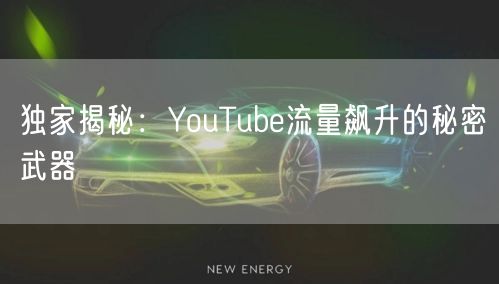 独家揭秘:YouTube流量飙升的秘密武器