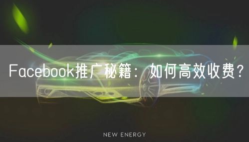 Facebook推广秘籍：如何高效收费？
