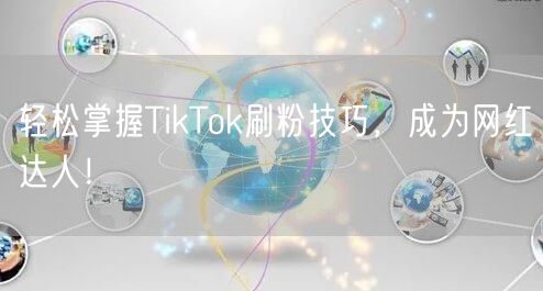 轻松掌握TikTok刷粉技巧,成为网红达人!