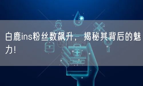 白鹿ins粉丝数飙升，揭秘其背后的魅力！