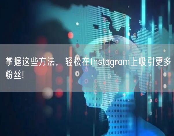 掌握这些方法,轻松在Instagram上吸引更多粉丝!