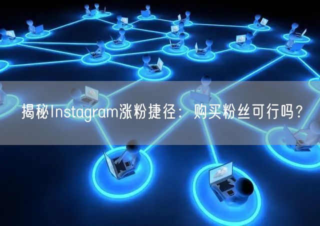揭秘Instagram涨粉捷径：购买粉丝可行吗？