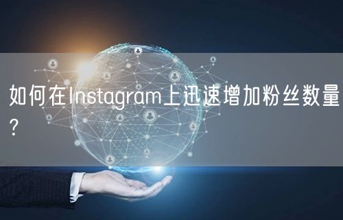 如何在Instagram上迅速增加粉丝数量？