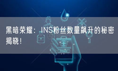 黑暗荣耀：INS粉丝数量飙升的秘密揭晓！