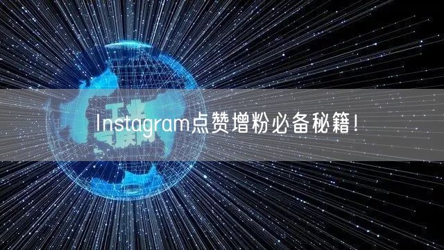 Instagram点赞增粉必备秘籍!