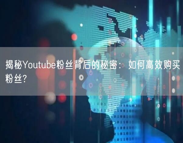 揭秘Youtube粉丝背后的秘密：如何高效购买粉丝?