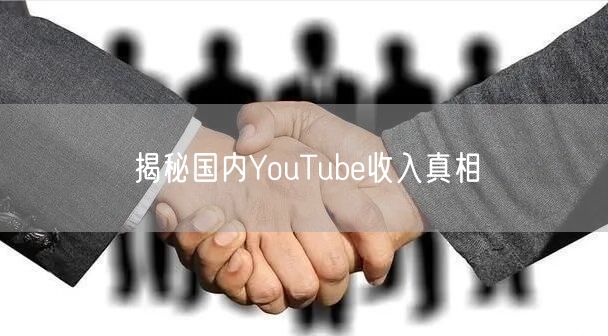 揭秘国内YouTube收入真相