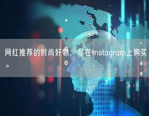 网红推荐的时尚好物，尽在Instagram上购买。