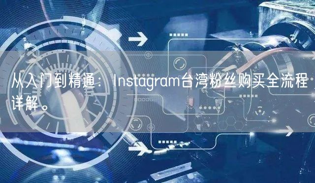 从入门到精通:Instagram台湾粉丝购买全流程详解。