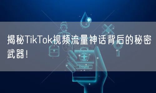 揭秘TikTok视频流量神话背后的秘密武器！