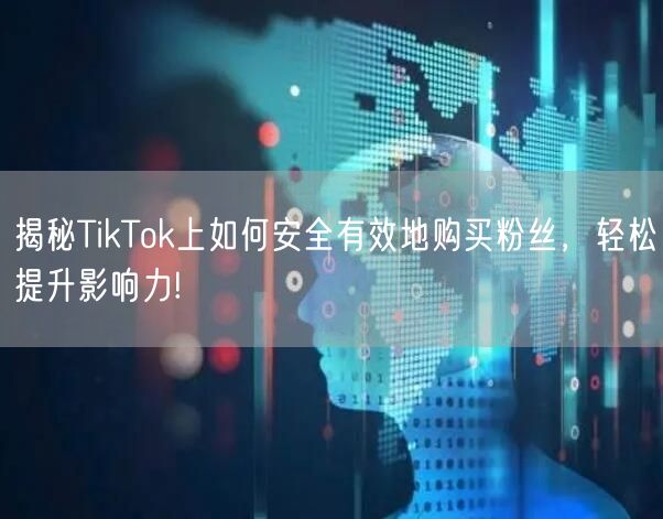 揭秘TikTok上如何安全有效地购买粉丝，轻松提升影响力!