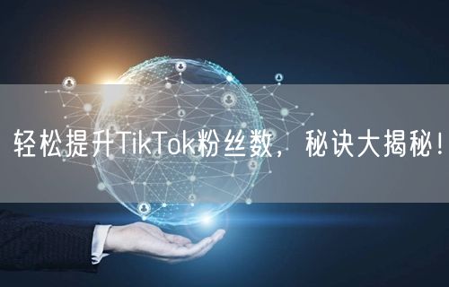 轻松提升TikTok粉丝数，秘诀大揭秘！