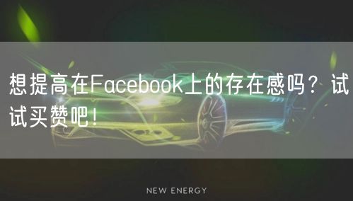 想提高在Facebook上的存在感吗？试试买赞吧！