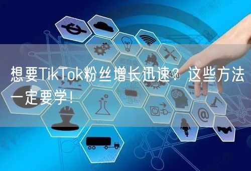 想要TikTok粉丝增长迅速？这些方法一定要学！