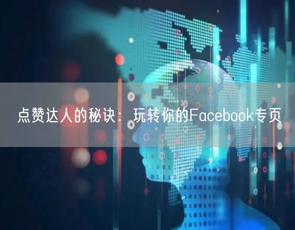 点赞达人的秘诀：玩转你的Facebook专页