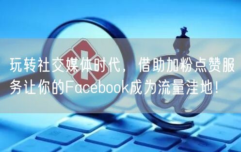 玩转社交媒体时代，借助加粉点赞服务让你的Facebook成为流量洼地！