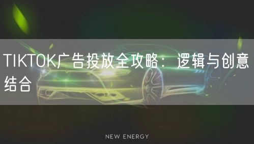 TIKTOK广告投放全攻略：逻辑与创意结合