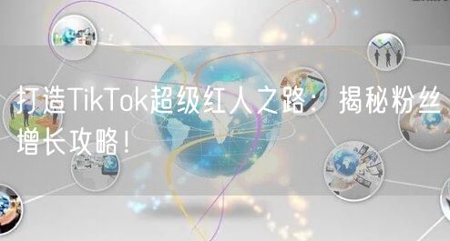 打造TikTok超级红人之路：揭秘粉丝增长攻略！