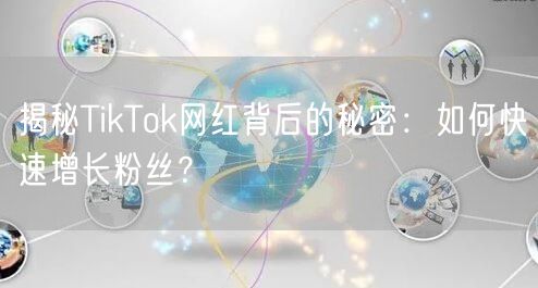 揭秘TikTok网红背后的秘密：如何快速增长粉丝？