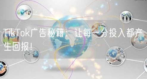 TikTok广告秘籍：让每一分投入都产生回报！